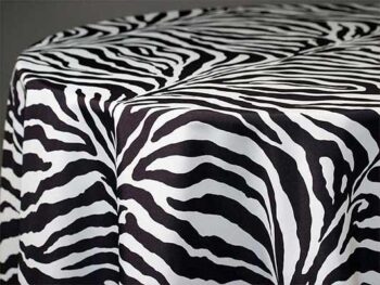 zebra linen & tablecloth rentals