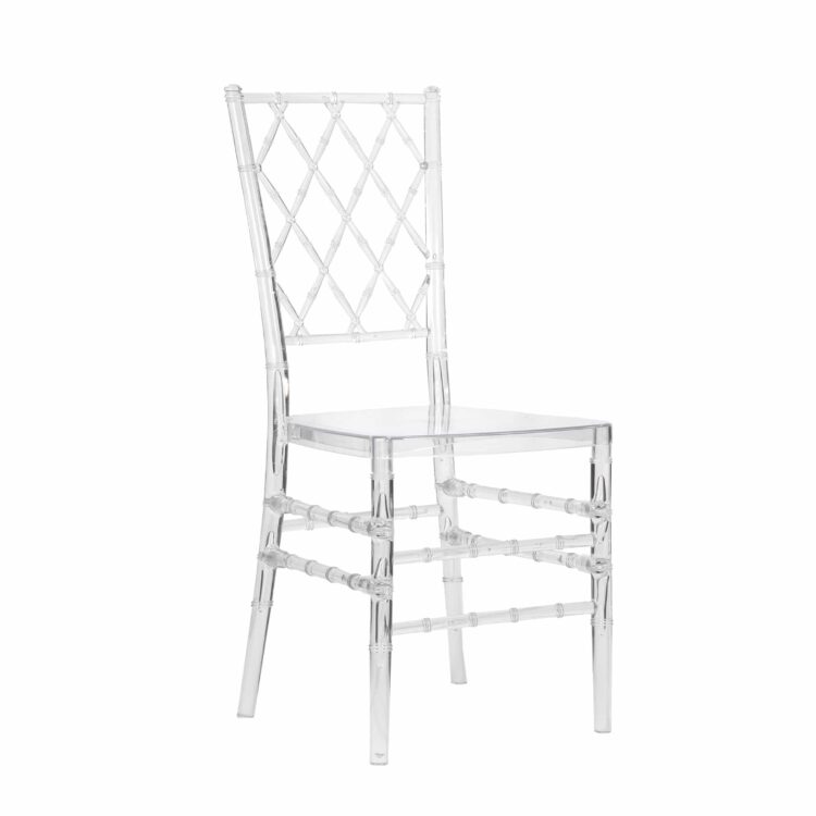 Clear Diamond Chair Rental BR115