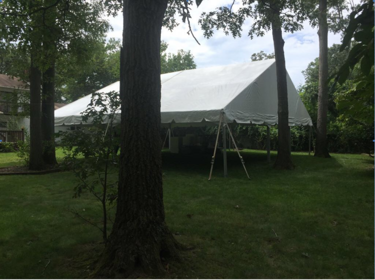 Frame Tent 50'x50' Rental
