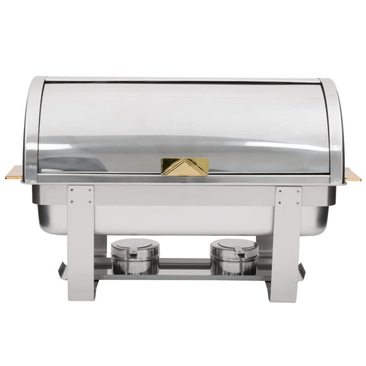 Deluxe 8 Qt. Dairy Roll Top Chafer Rental (KCF108)