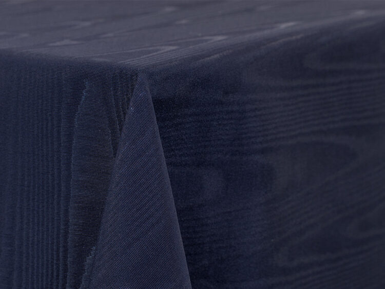 Navy Bengaline Tablecloth Rental