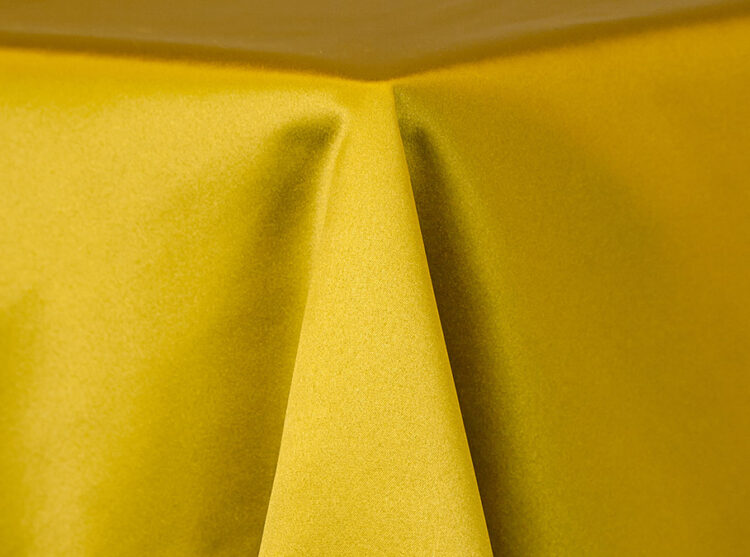 Citron Lamour Matte Satin Tablecloth Rental