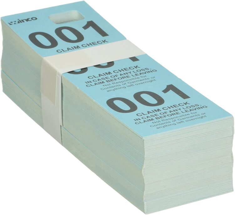 Coat Check Tickets (50pk)