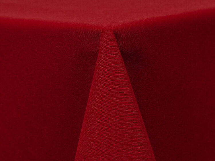 Cherry Red Cott'n Eze Tablecloth Rental