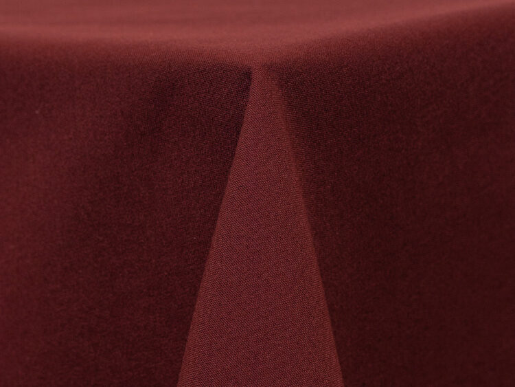 New Burgundy Cott'n Eze Tablecloth Rental