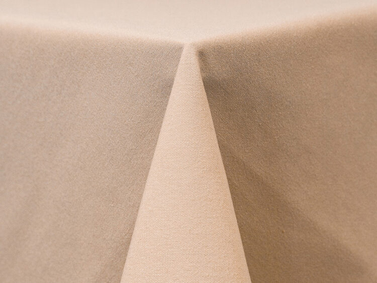 Beige Cott'n Eze Tablecloth Rental