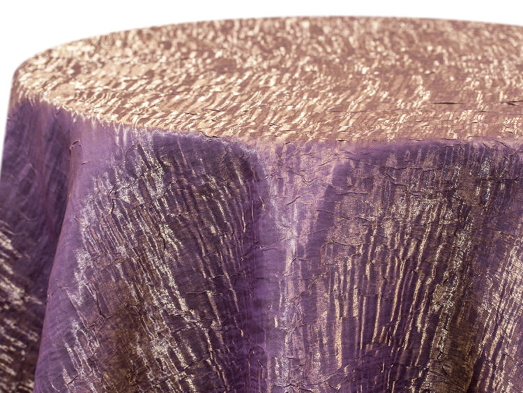 Claret Iridescent Crush Tablecloth Rental