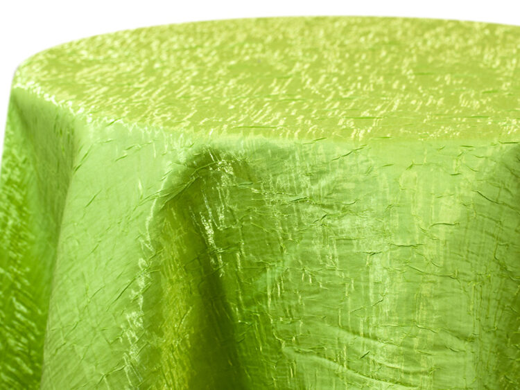 Lime Iridescent Crush Tablecloth Rental