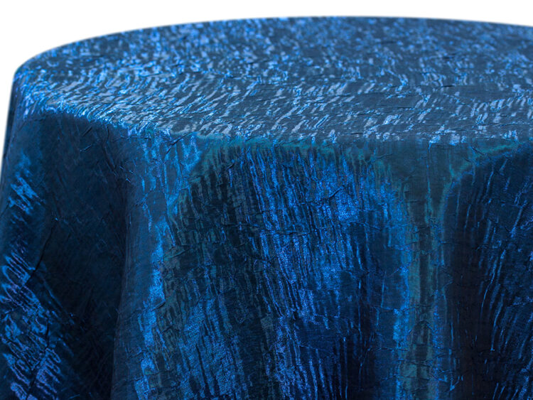 Royal Iridescent Crush Tablecloth Rental