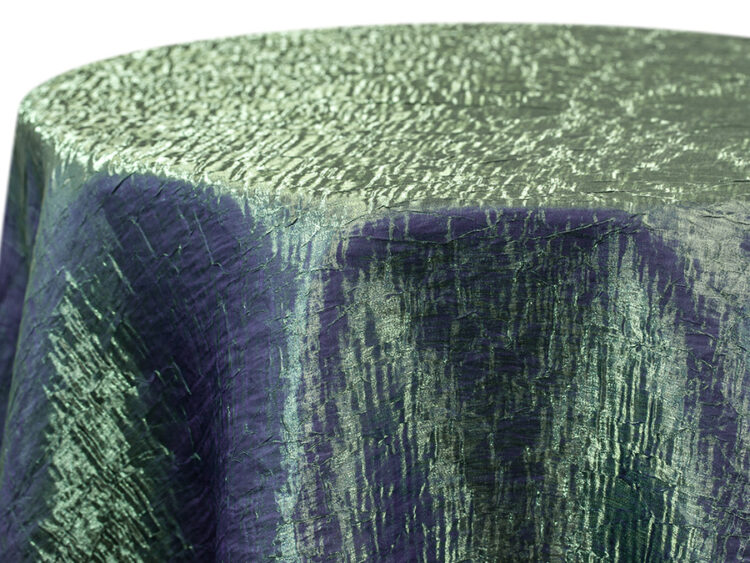 Violet Iridescent Crush Tablecloth Rental