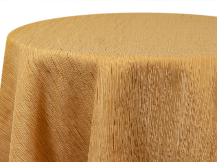 Beige Krinkle Tablecloth Rental