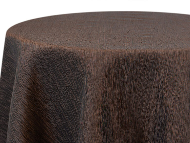 Brown Krinkle Tablecloth Rental