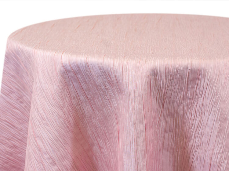 Pink Krinkle Tablecloth Rental