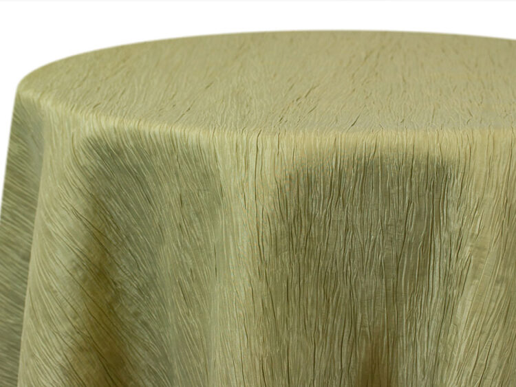 Sage Krinkle Tablecloth Rental