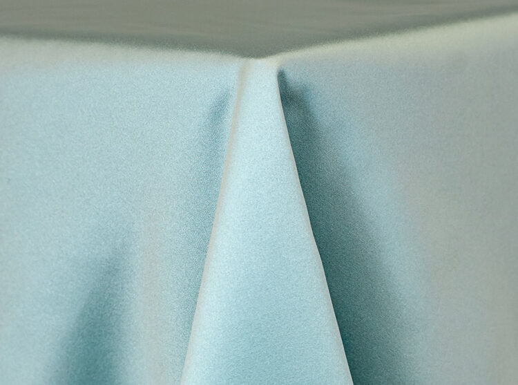 Lagoon Lamour Matte Satin Tablecloth Rental