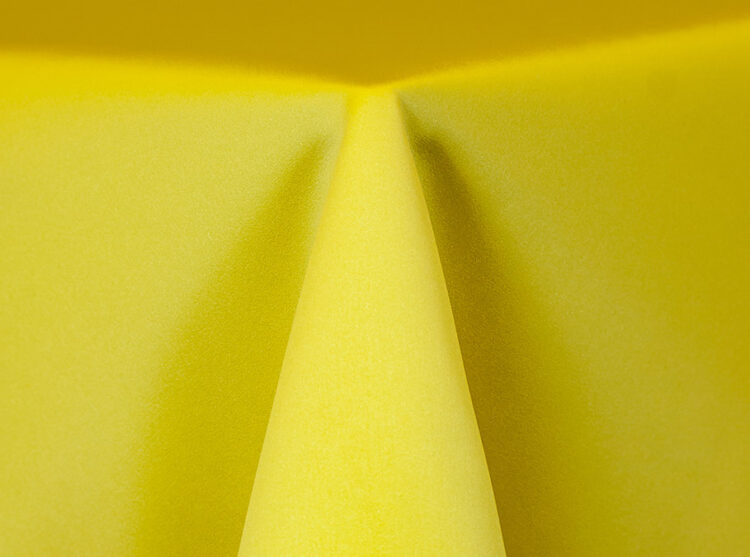 Lemon Lamour Matte Satin Tablecloth Rental