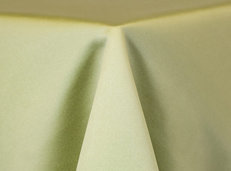 Light Olive Lamour Matte Satin Tablecloth Rental