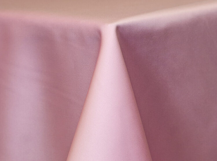 Pink Lamour Matte Satin Tablecloth Rental