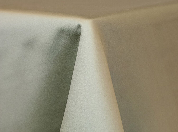 Sage Lamour Matte Satin Tablecloth Rental