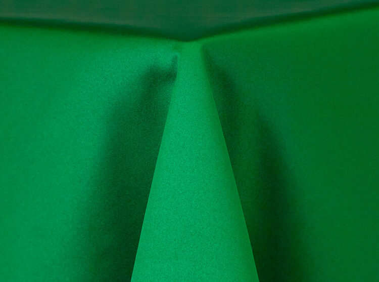 Shamrock Lamour Matte Satin Tablecloth Rental