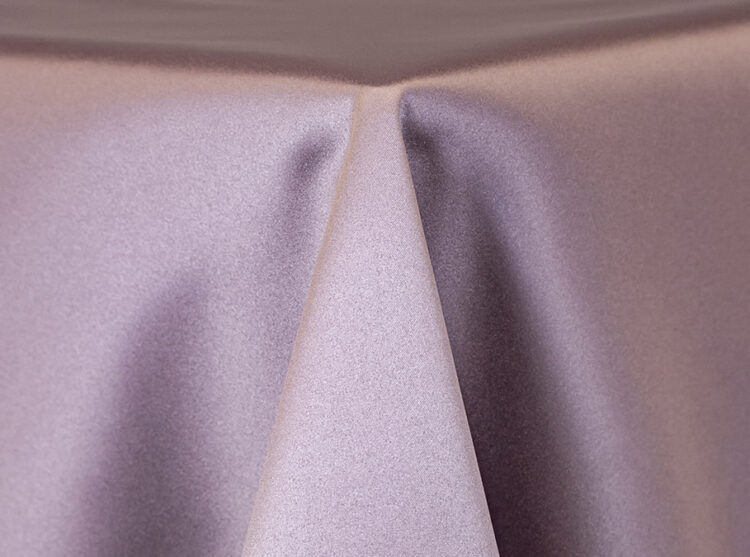 Wisteria Lamour Matte Satin Tablecloth Rental