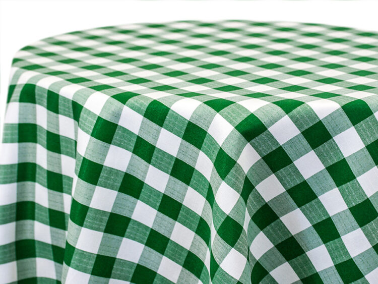 Hunter Check Tablecloth Rental