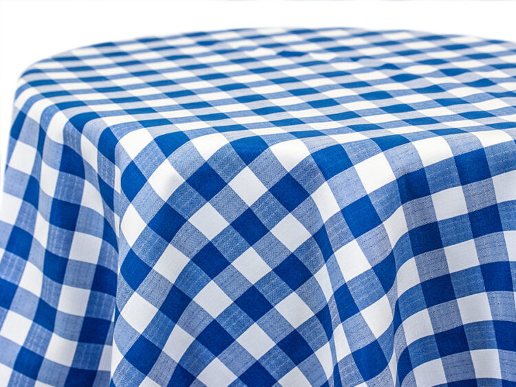 Royal Check Tablecloth Rental