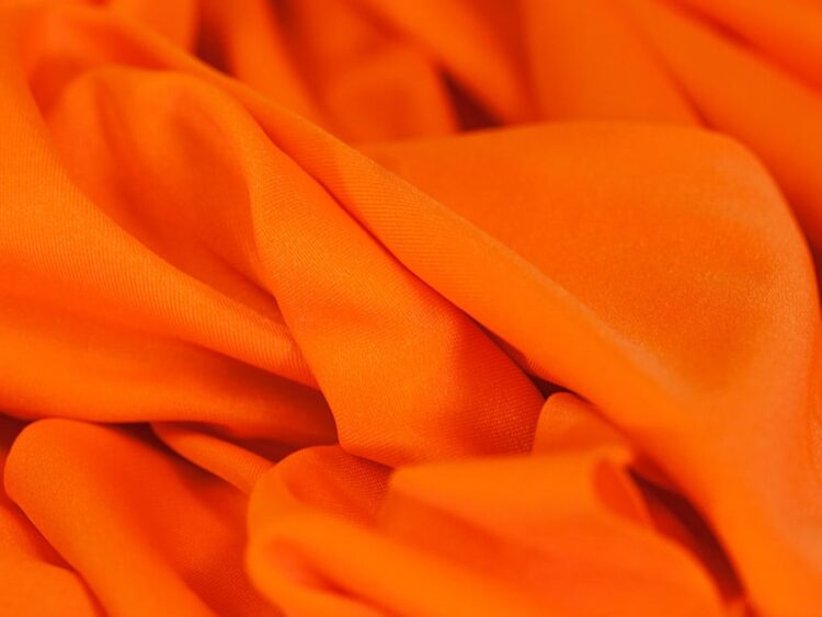 Neon Orange Spandex Tablecloth Rental