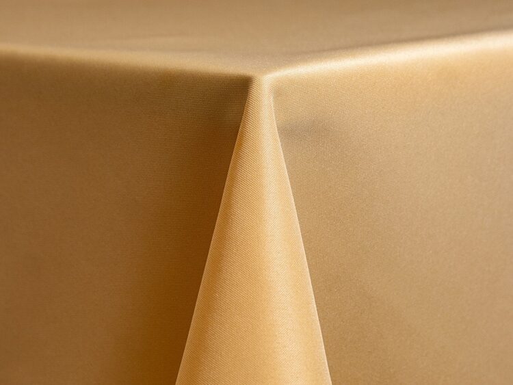 Camel Polyester Tablecloth Rental
