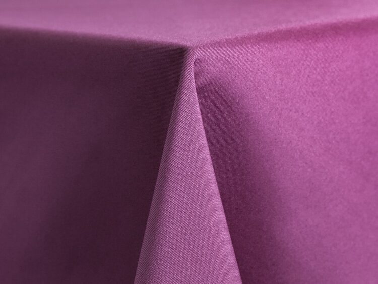 Claret Polyester Tablecloth Rental
