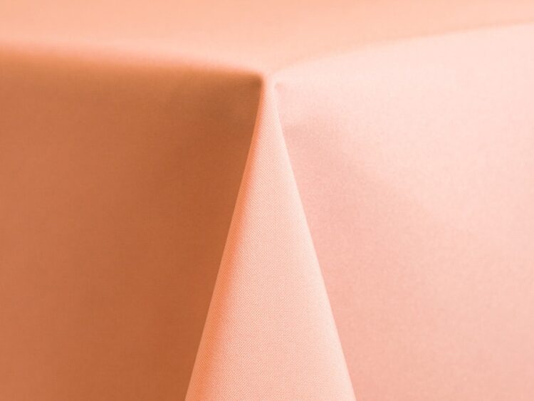 Coral Polyester Tablecloth Rental