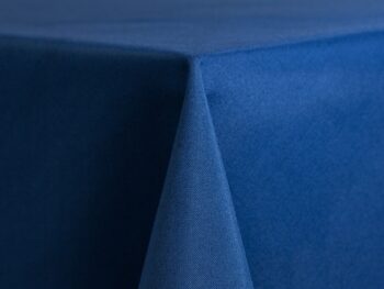 Dark Blue Polyester Tablecloth Rental