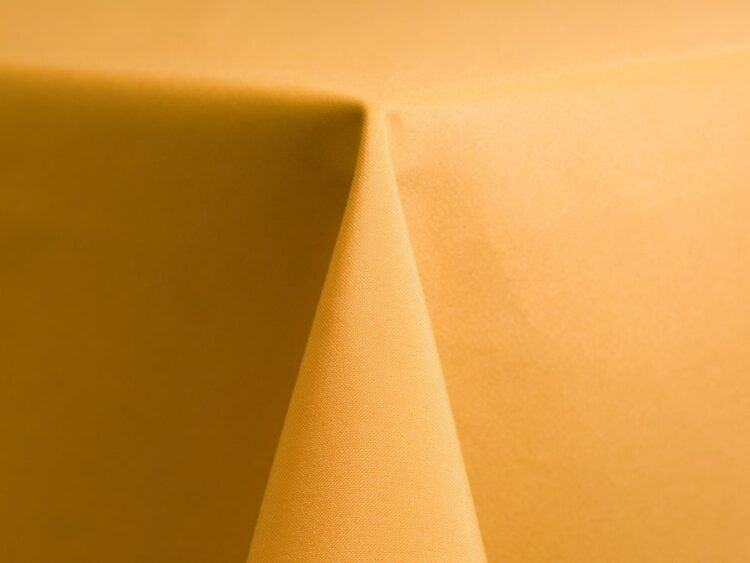 Goldenrod Polyester Tablecloth Rental