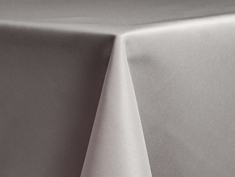 Grey Polyester Tablecloth Rental