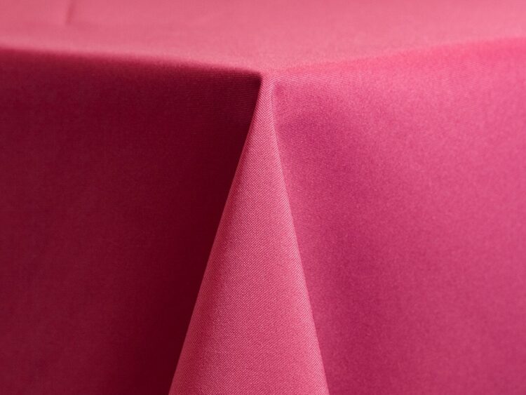 Hot Pink Polyester Tablecloth Rental