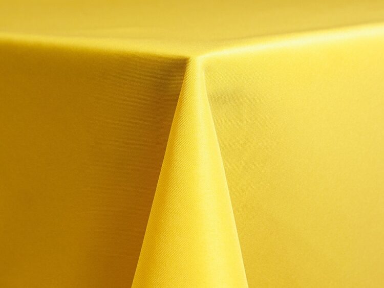 Lemon Polyester Tablecloth Rental