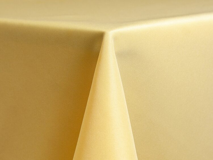 Maize Polyester Tablecloth Rental