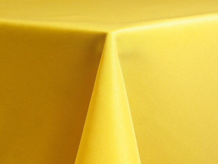 Neon Yellow Polyester Tablecloth Rental