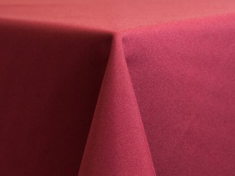 Ruby Polyester Tablecloth Rental