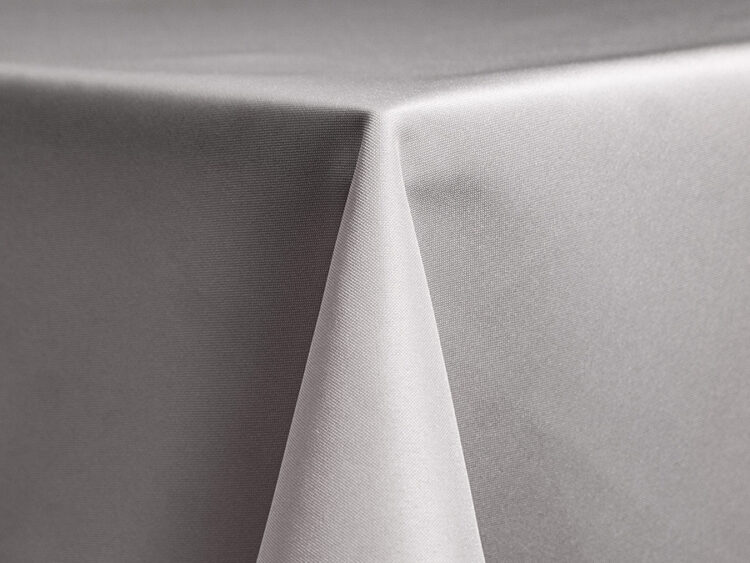 Smoke Polyester Tablecloth Rental