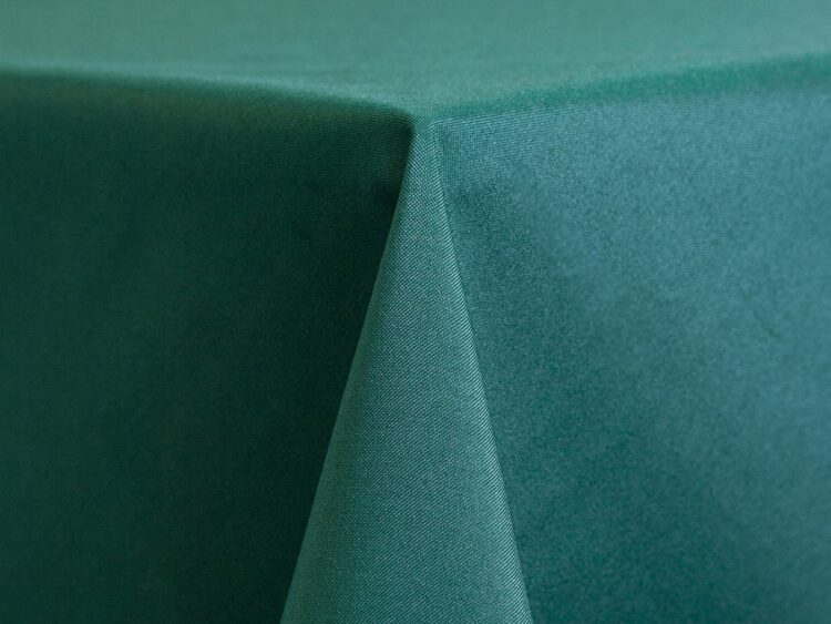 Teal Polyester Tablecloth Rental