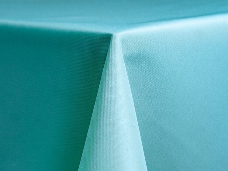 Turquoise Polyester Tablecloth Rental