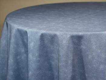 Denim Print Tablecloth Rental