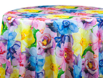 Springtime Floral Linen & Tablecloth Rentals