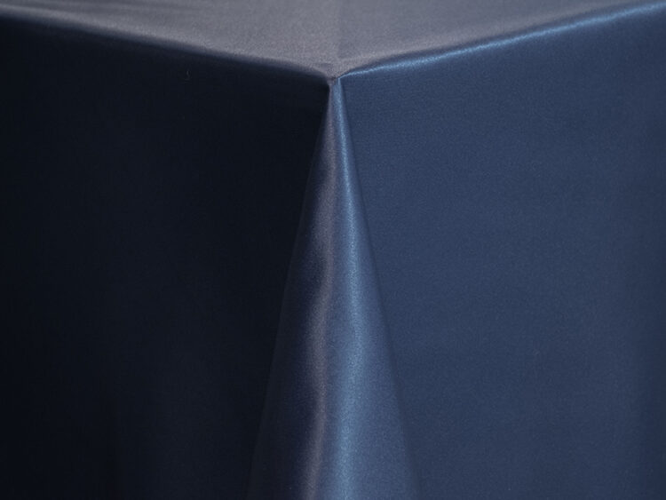 Midnight Lamour Matte Satin Tablecloth Rental