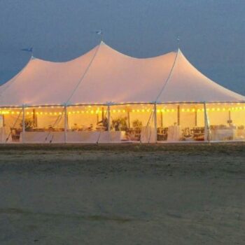 Sailcloth Style Tent: 45'x144' Rental