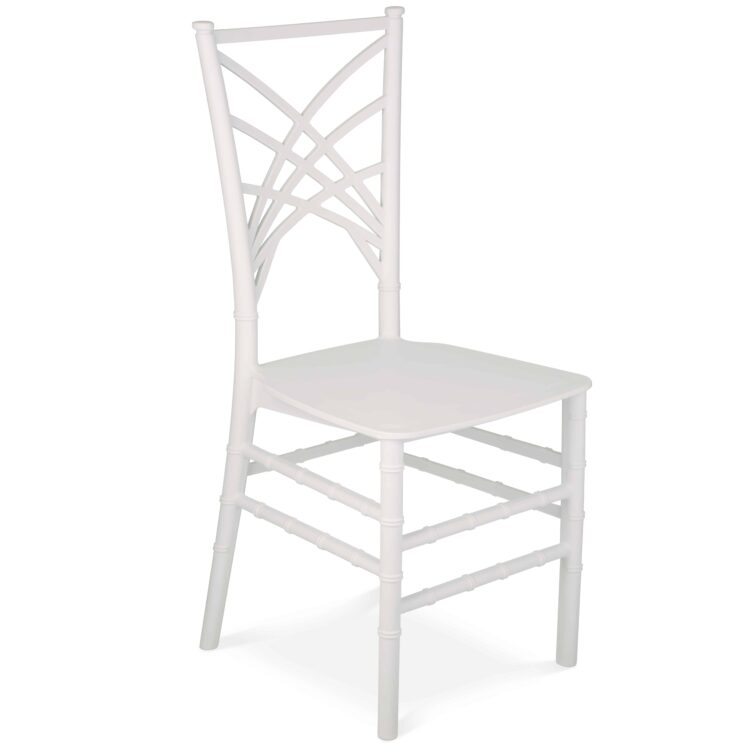 White Isabella Chair Rental BR119