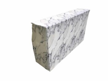 6' Marble-Look Bar Rental B131