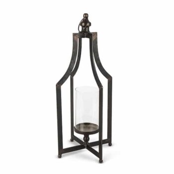 Black Metal Lantern (F103) Rental