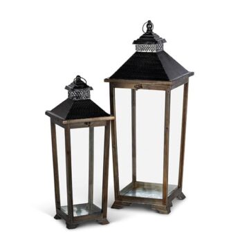 Wood & Iron Lantern Rental